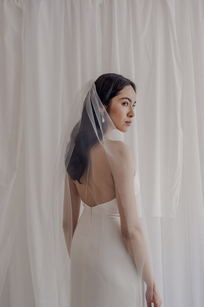Long minimal veil "New York"