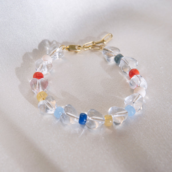 Kristall Herzen Armband