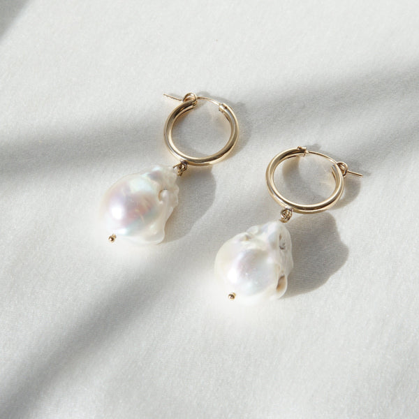 Big Pearl Earrings