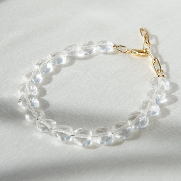 Herzförmiges Kristallarmband 