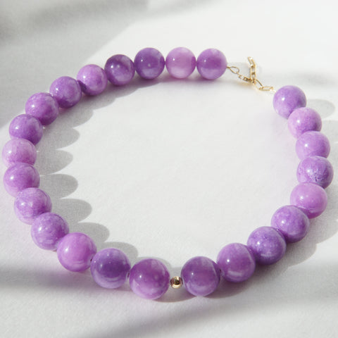 Lavendel Luxe Perlenkette 