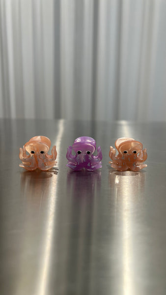 Oktopus Haarspange klein