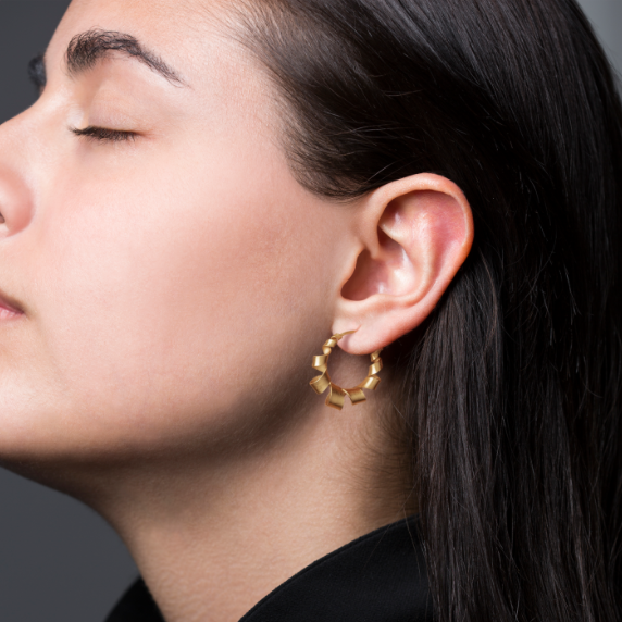 Small Curly Hoops