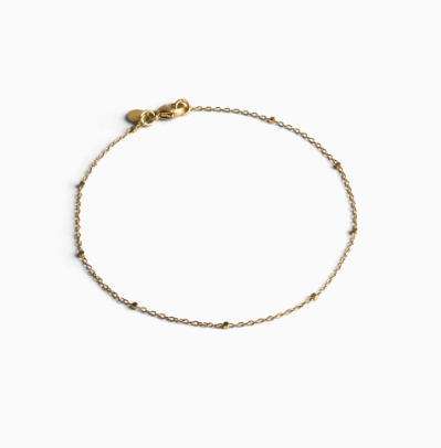 Bracelet in 18-carat Saturn chain