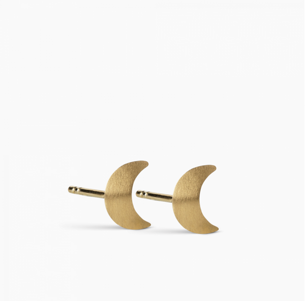 Half Moon Stud Earring